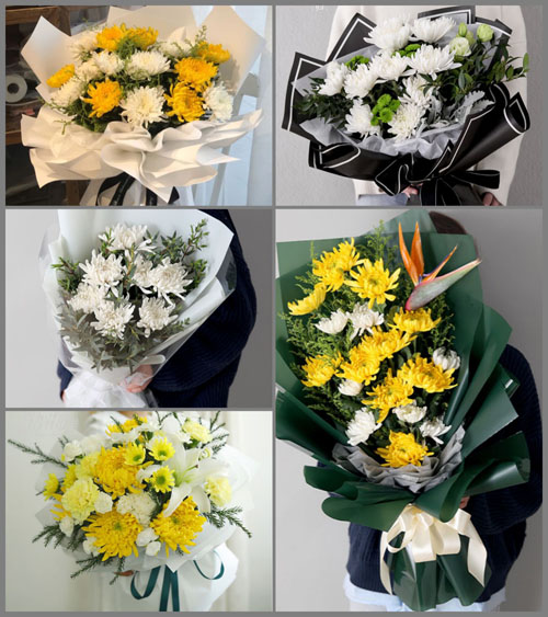 广东汕头市龙湖区鸥汀街道旧地社区白事花束代送